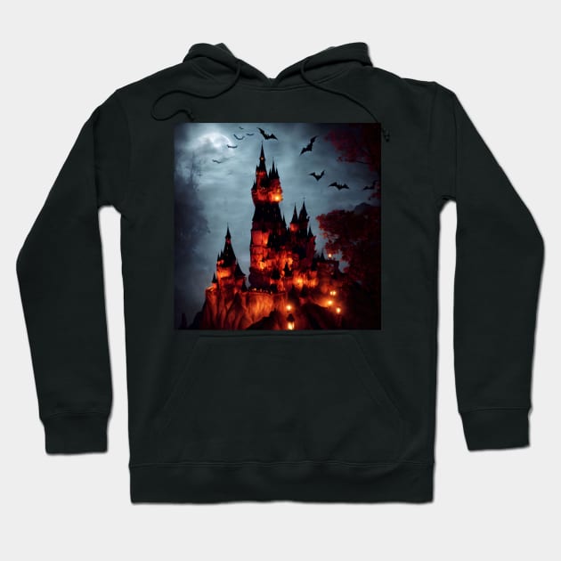 Draculas' Castle Hoodie by adorcharm